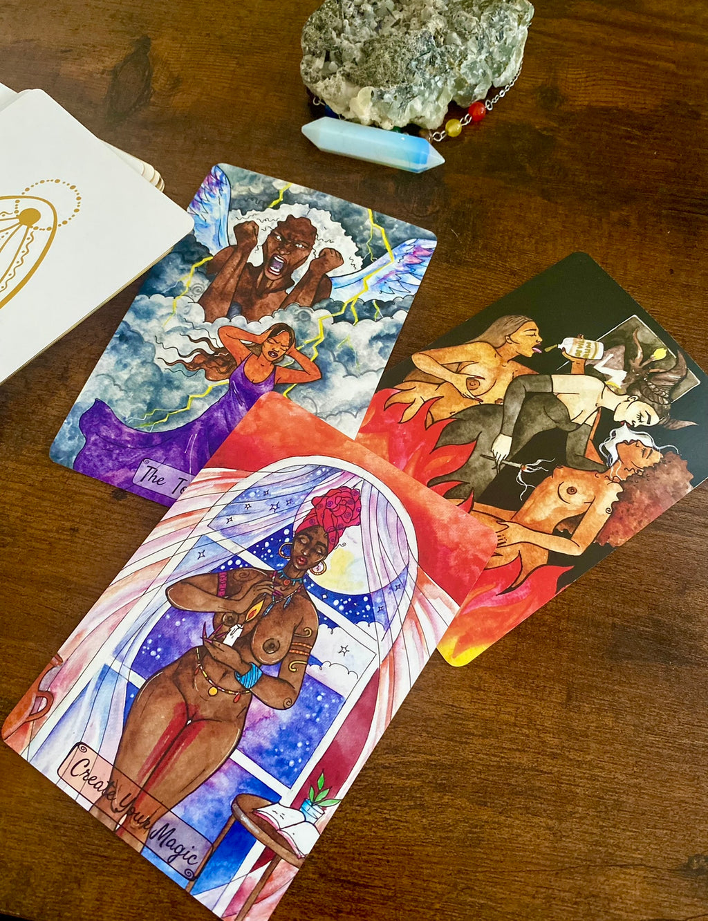 Personal Growth Oracle Cards Self Discovery Deck Spiritual Journey Tool Feminine Power Card Collection 31 Card Meditation Set Daily Reflection Practice Deck Inner Wisdom Guide Intuitive Reading Cards Empowerment Journey Tool Morning Ritual
